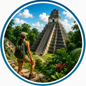 Climb Maya temples